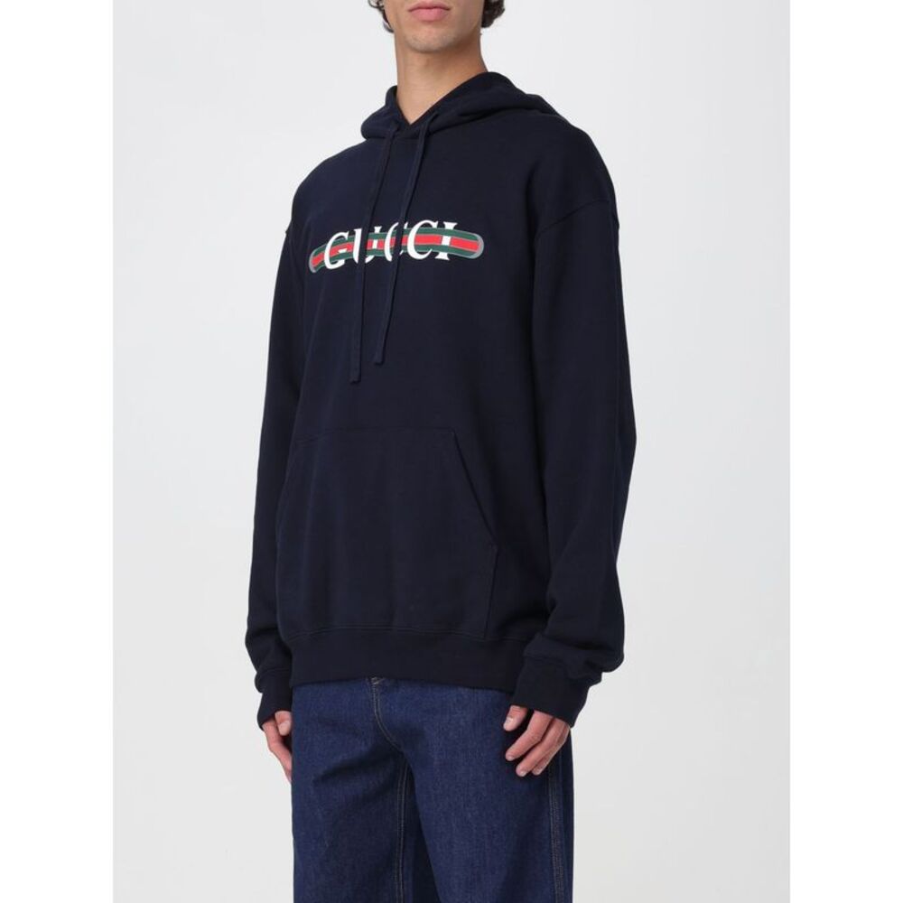 Gucci Sweatshirt men Blue Sweatshirts & Hoodies - Picture 4 of 5